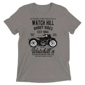 Watchill’n ‘Rhody Rides’ Unisex Short sleeve t-shirt (Black)