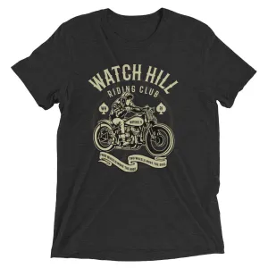 Watchill’n ‘Riders Club 2’ Unisex Short sleeve t-shirt (Creme/Dk Grey)