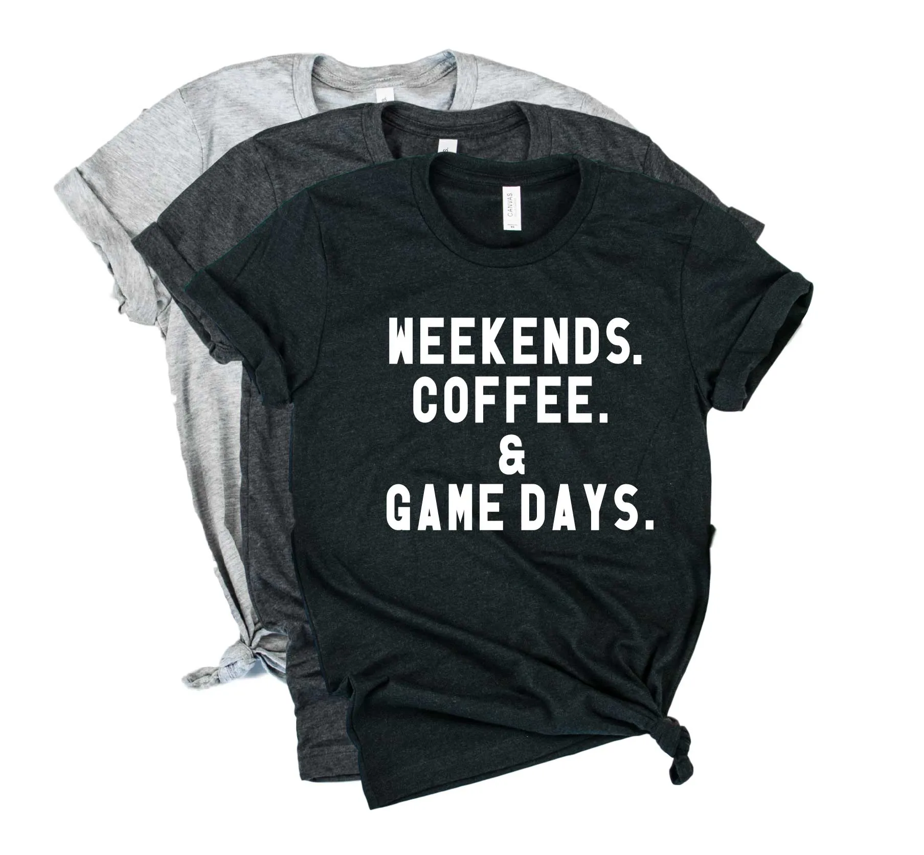 Weekends Coffee Any Gamedays Shirt | Mom Shirt | Unisex Crew