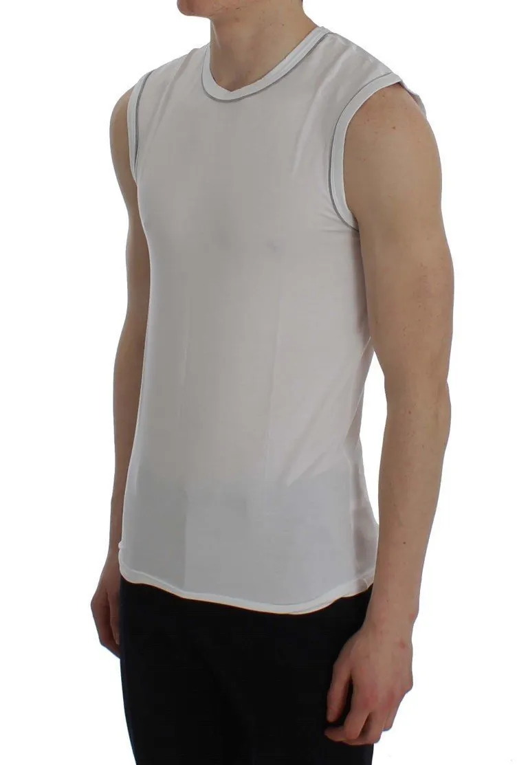 White Modal Stretch Underwear T-shirt
