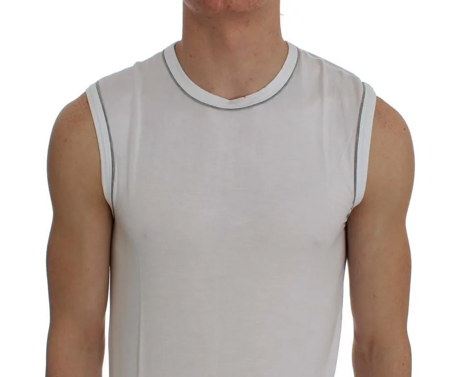 White Modal Stretch Underwear T-shirt