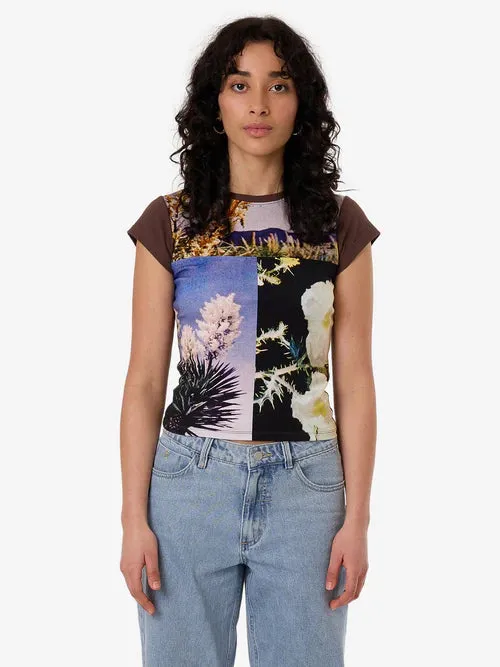 Women's Dalia Club Tee - Coffee