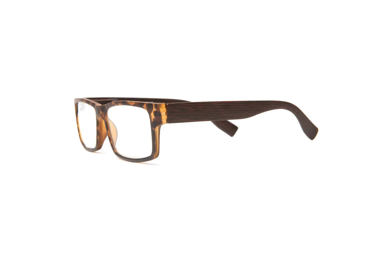 Wynwood Matte Tortoise/ Dark Wood Grain Reading Glasses