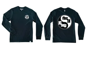 Yin Yang Long Sleeve T-Shirt -Black
