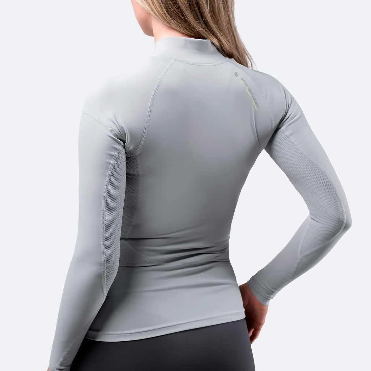 Zhik Womens Long Sleeve Spandex Rash Vest Top - Platinum
